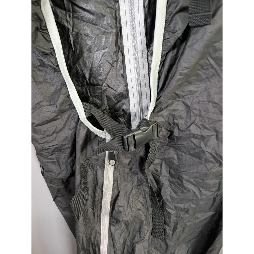 Clicgear Golf Bag Rain Cover Charcoal Gray Zippered Water Resistant Accessory